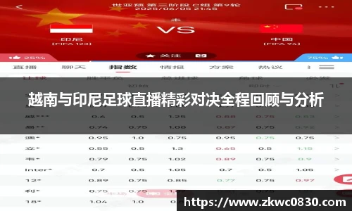 越南与印尼足球直播精彩对决全程回顾与分析